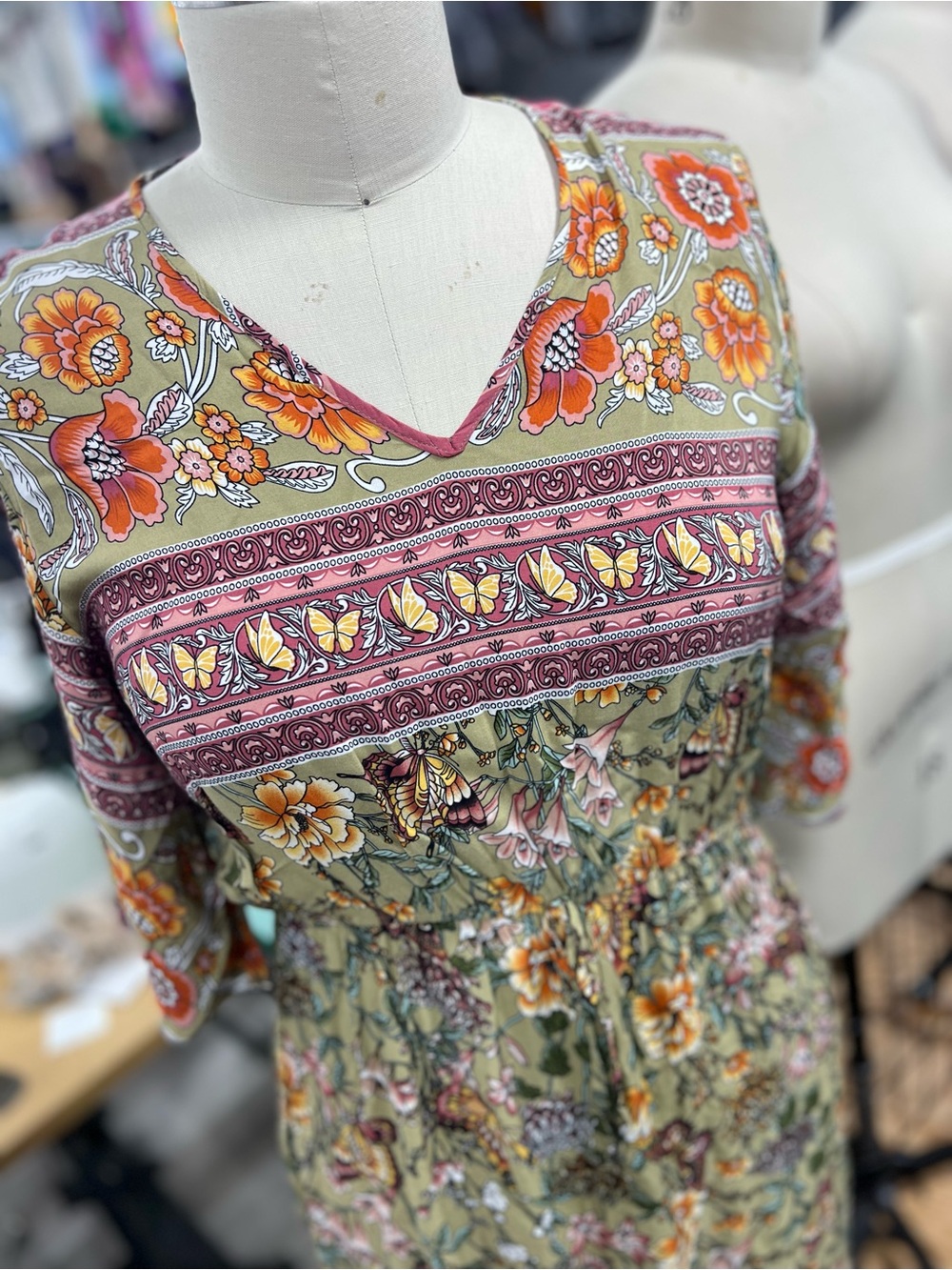 Boho Floral Maxi 3X